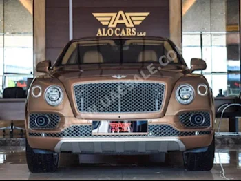Cars For Sale Bentley  Bentayga  41,000  Gold  SUV  Automatic  4WD  Leather  2017  12  Yes  Gasoline