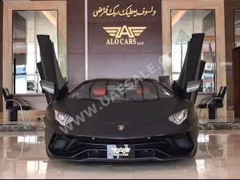 Cars For Sale Lamborghini  Aventador  0  Black  Coupe / Sport  Automatic  AWD  Leather  2018  12  No  Gasoline