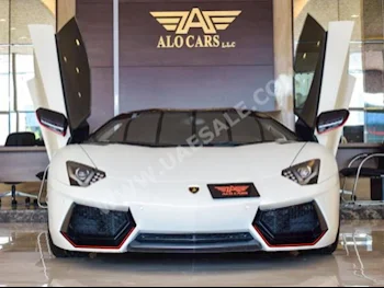 Cars For Sale Lamborghini  Aventador  Roadster Pirelli Edition  32,000  White  Coupe / Sport  Automatic  AWD  Leather  2016  12  No  Gasoline