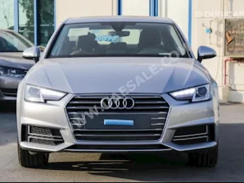 Cars For Sale Audi  A4  2.0 T  0  Silver  Sedan  Tiptronic  FWD  Leather  2018  4  Yes  Gasoline
