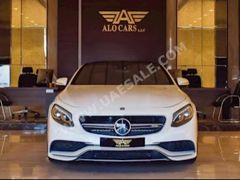 Cars For Sale Mercedes-Benz  S-Class  63 AMG  97,000  White  Coupe / Sport  Automatic  RWD  Leather  2015  8  No  Gasoline