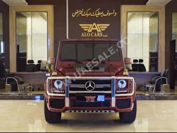 Cars For Sale Mercedes-Benz  G-Class  63 AMG  61,000  Red  SUV  Automatic  AWD  Leather  2013  8  Yes  Gasoline