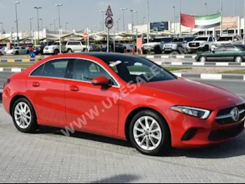 Cars For Sale Mercedes-Benz  A-Class  220  0  Red  Sedan  Automatic  FWD  Leather  2021  4  Yes  Gasoline