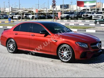 Cars For Sale Mercedes-Benz  E-Class  63 AMG  38,941  Red  Sedan  Automatic  AWD  Leather  2018  8  Panorama  Gasoline