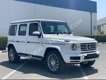 Cars For Sale Mercedes-Benz  G-Class  500  0  White  SUV  Automatic  4WD  Leather  2021  8  Yes  Gasoline