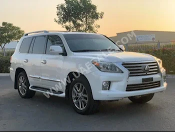 Cars For Sale Lexus  LX  570  167,000  White  SUV  Automatic  FWD  Leather  2013  8  Yes  Gasoline