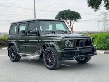 سيارات للبيع مرسيدس - بنز  جي - كلاس  63 AMG  0  أخضر  اس يو في  اتوماتك  دفع رباعي  جلد  2022  8  نعم  بنزين