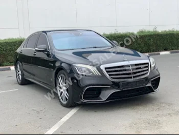 سيارات للبيع مرسيدس - بنز  اس - كلاس  63 AMG  48,000  أسود  سيدان  اتوماتك  دفع كلي مستمر  جلد  2018  8  نعم  بنزين