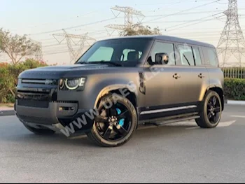 سيارات للبيع لاند روفر  ديفيندر  110 ادفنتشر  350  أسود مطفي  اس يو في  اتوماتك  دفع كلي مستمر  جلد  2022  8  بانوراما  بنزين