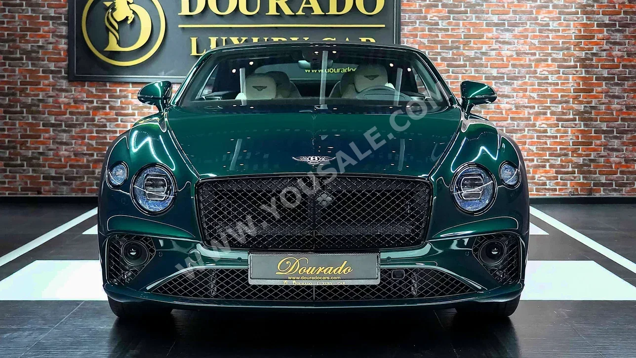 Bentley Continental GTC 2023 Automatic 50 Km 8 Cylinder AWD Convertible Green