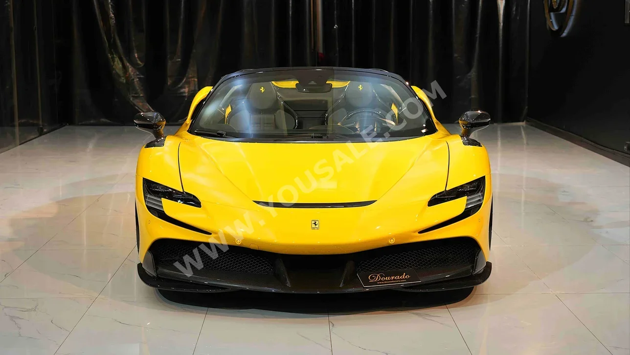 Ferrari SF90 Spider 2022 Automatic 2,957 Km 8 Cylinder AWD Convertible Yellow