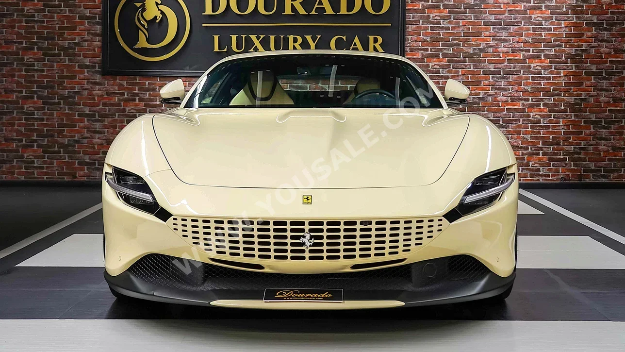 Ferrari  Roma  2022  Automatic  43 Km  8 Cylinder  RWD  Coupe / Sport  Beige
