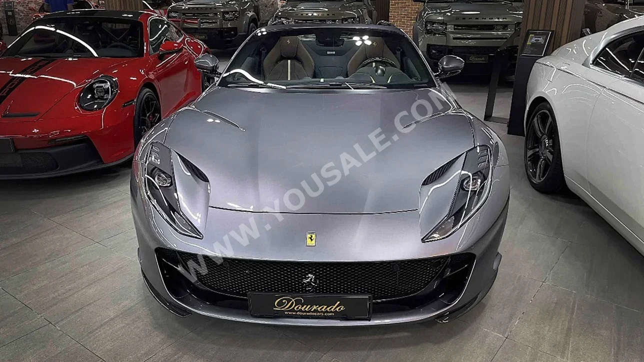 Ferrari 812 GTS 2022 Automatic 3,313 Km 12 Cylinder RWD Convertible Gray