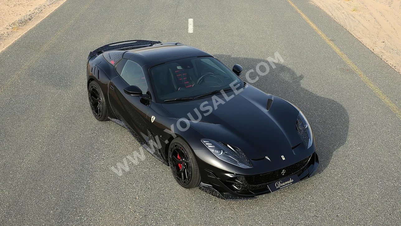 Ferrari 812 GTS 2023 Automatic 101 Km 12 Cylinder RWD Convertible Black With Warranty