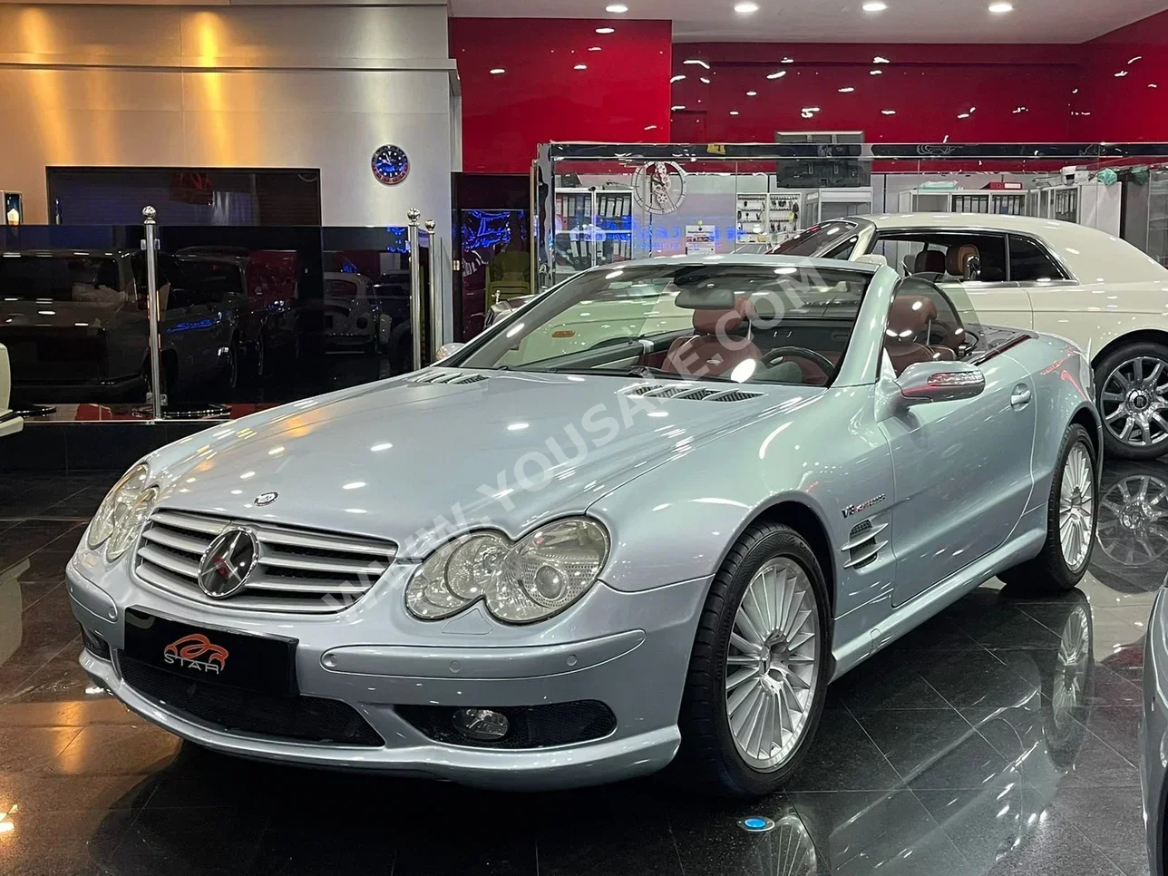 Mercedes-Benz SL-Class 55 AMG 2005 Automatic 54,000 Km 8 Cylinder AWD Convertible Silver