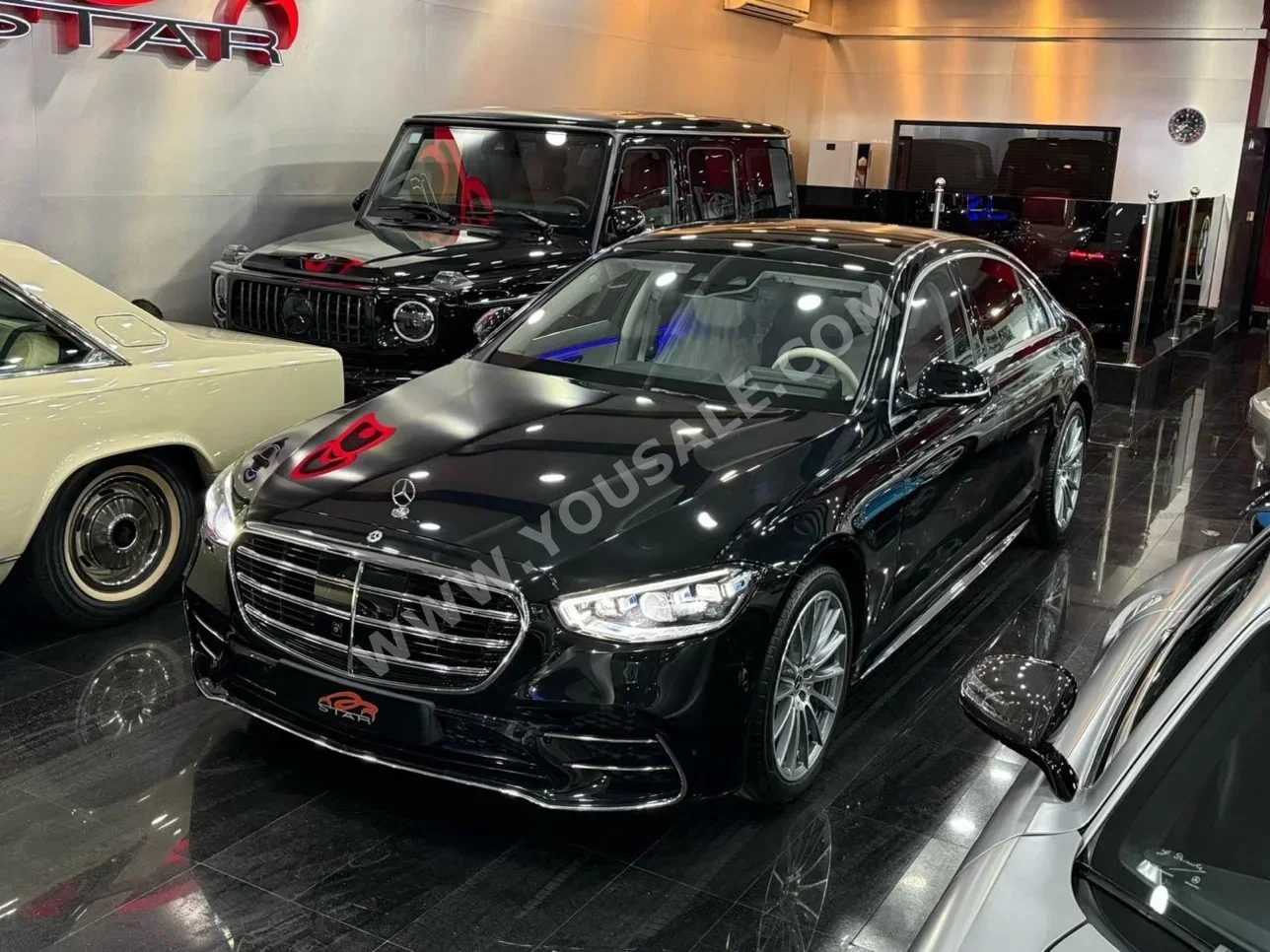 Mercedes-Benz S-Class 450 2023 Automatic 9,000 Km 6 Cylinder AWD Sedan Black With Warranty