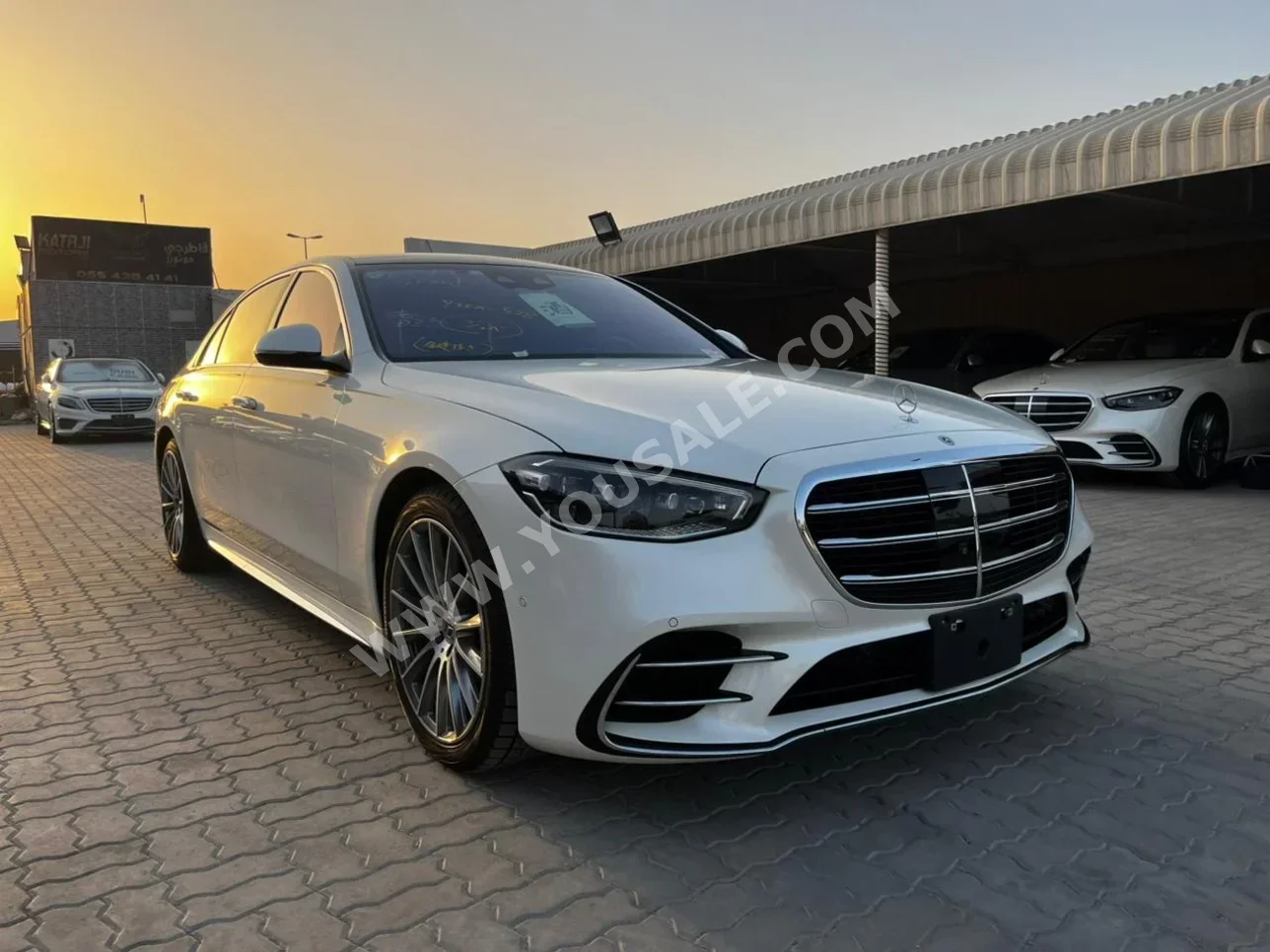 Mercedes-Benz S-Class 580 2021 Automatic 63,000 Km 8 Cylinder AWD Sedan Pearl White