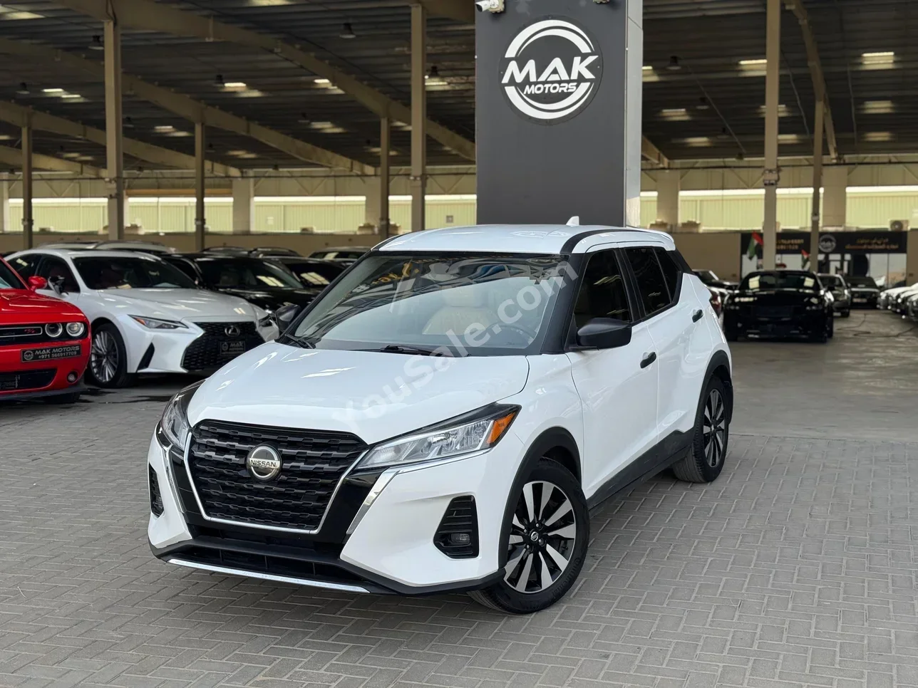 Nissan Kicks 2021 Automatic 55,000 Km 4 Cylinder FWD SUV Pearl With Warranty
