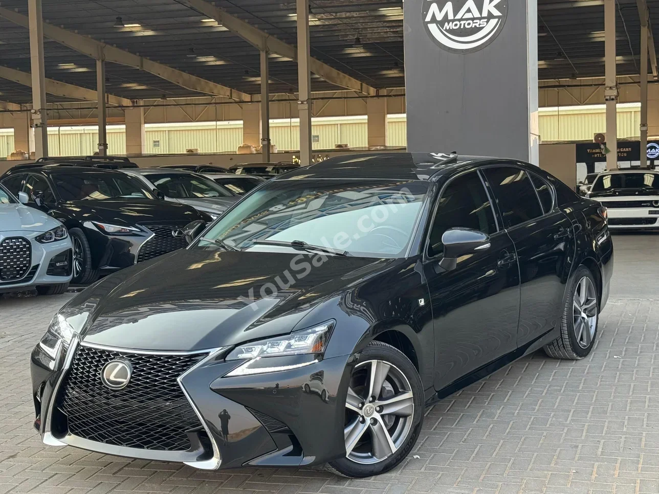 Lexus GS 350 2017 Automatic 78,000 Km 6 Cylinder RWD Sedan Black With Warranty