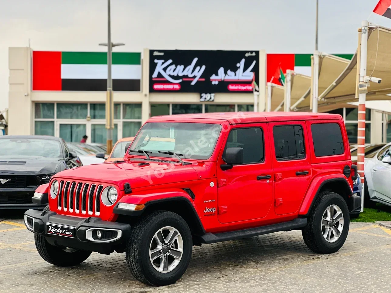 Jeep Wrangler Sahara 2020 Automatic 60,200 Km 4 Cylinder RWD SUV Red