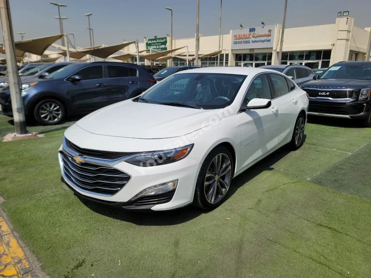 Chevrolet  Malibu  LT  2022  Automatic  15,000 Km  4 Cylinder  FWD  Sedan  White  With Warranty