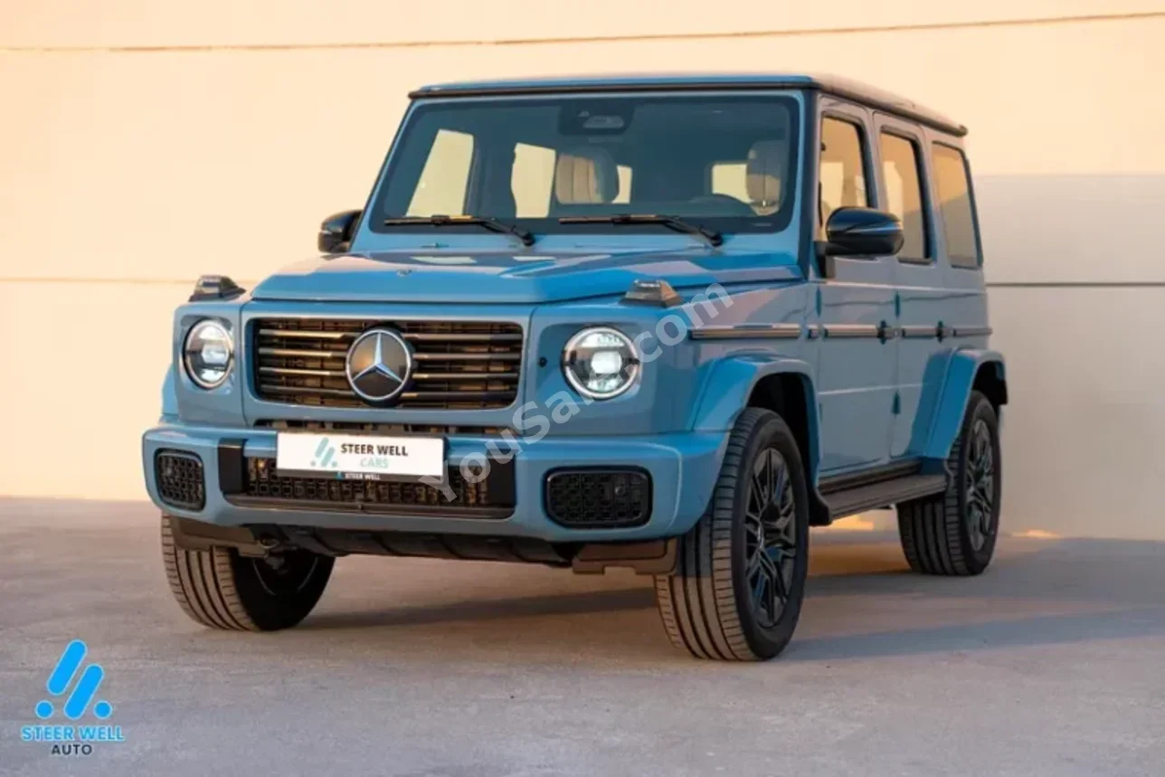 Mercedes-Benz G-Class 500 2025 Automatic 0 Km 6 Cylinder 4WD SUV Blue With Warranty