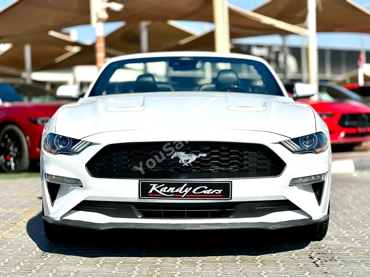 Ford Mustang Eco Boost 2022 Automatic 125,000 Km 4 Cylinder RWD Convertible White