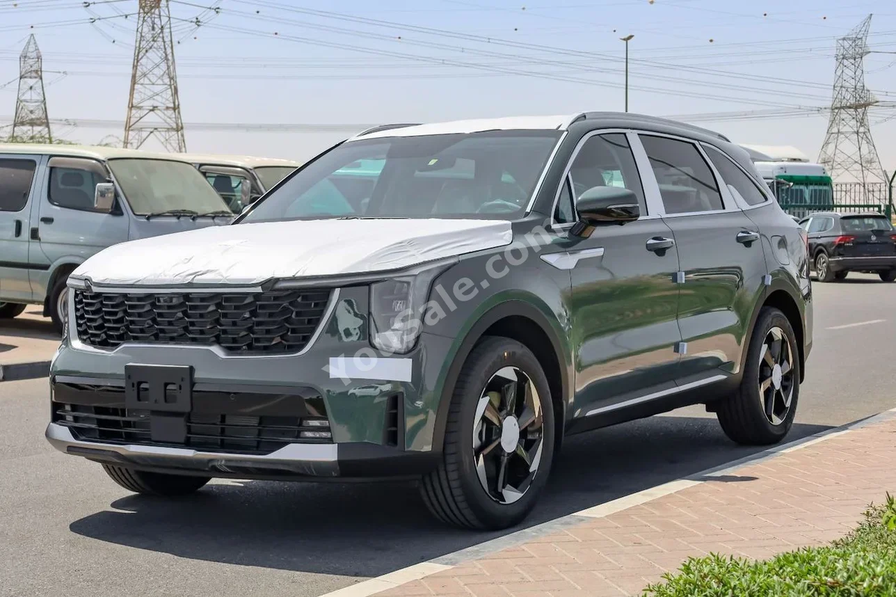 Kia Sorento 2025 Automatic 0 Km 4 Cylinder FWD SUV Green With Warranty
