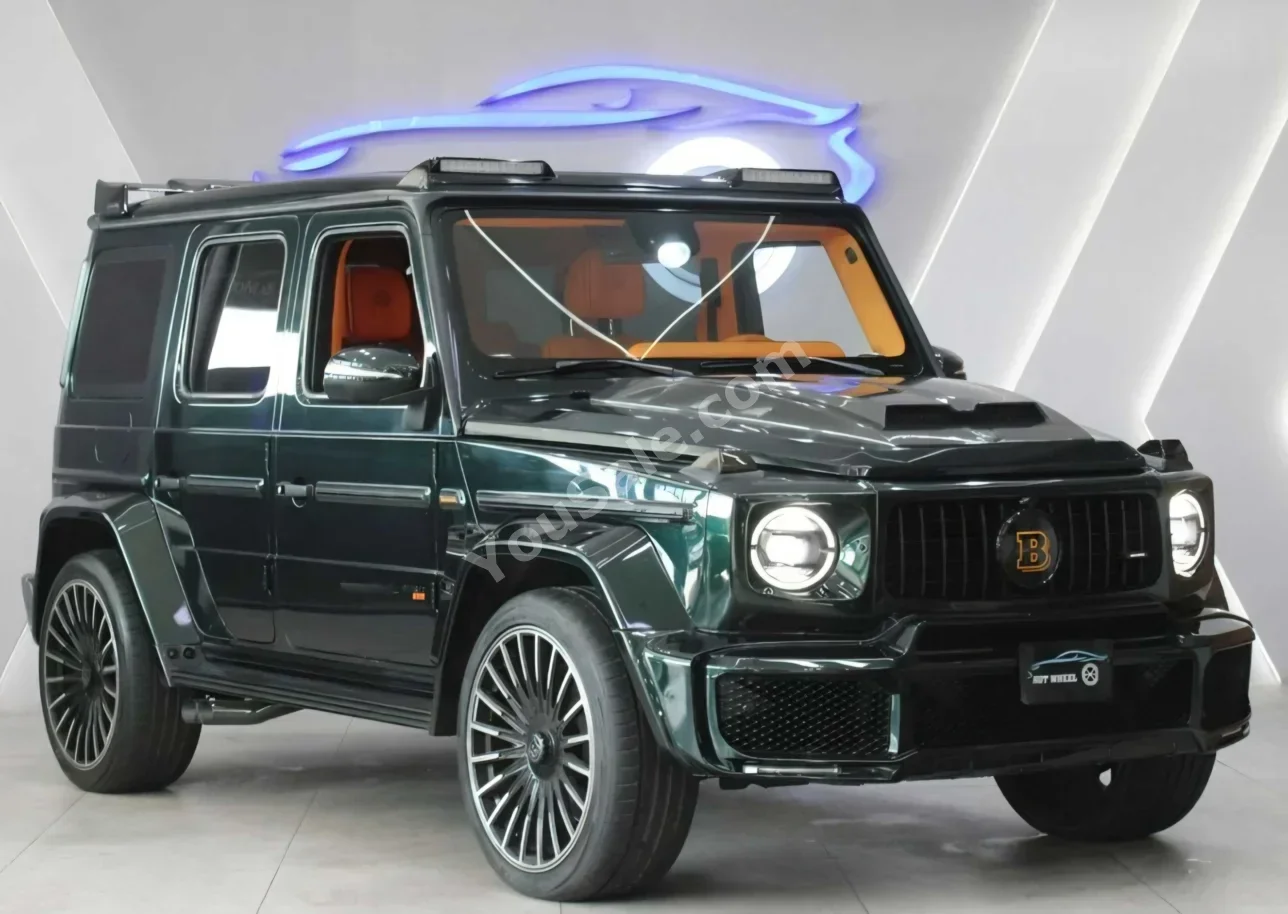 Mercedes-Benz G-Class 63 Brabus 2023 Automatic 25,000 Km 8 Cylinder 4WD SUV Green