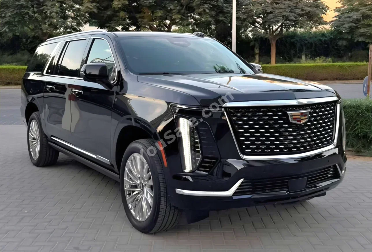 Cadillac Escalade ESV 2025 Automatic 3,000 Km 8 Cylinder 4WD SUV Black With Warranty