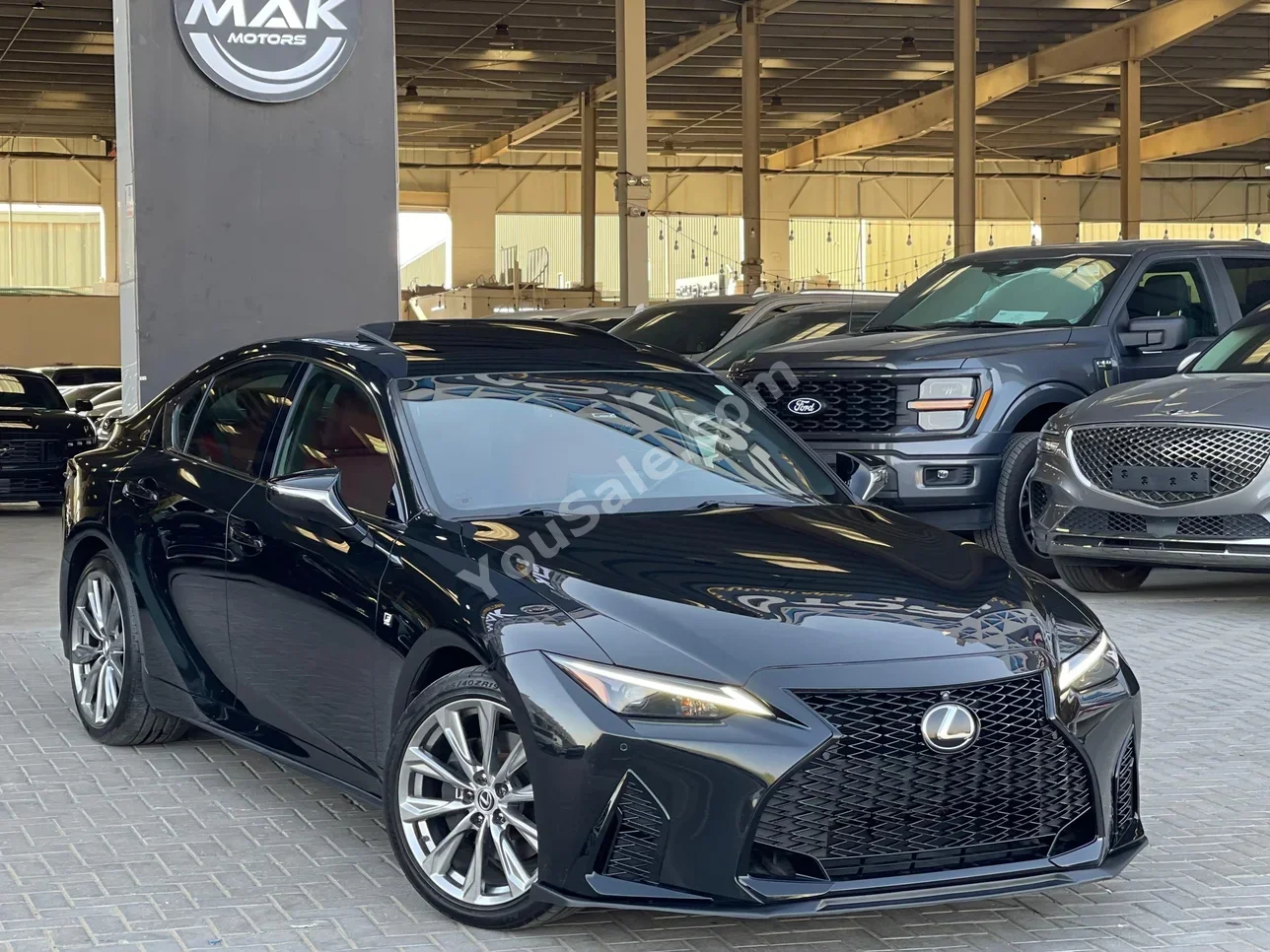 Lexus IS 350 F 2021 Automatic 92,000 Km 6 Cylinder RWD Sedan Black With Warranty