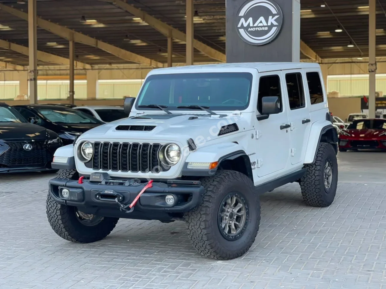 Jeep Wrangler Sahara 2021 Automatic 91,000 Km 6 Cylinder 4WD SUV Pearl With Warranty